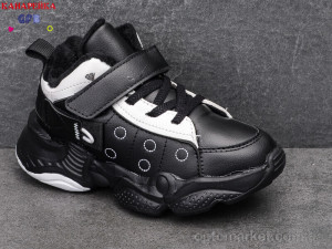 Кросівки дитячі J2108-1 GFB-Канарейка чорний  оптом от Optomarket