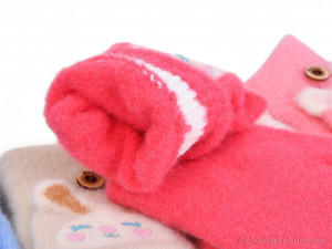 Рукавиці дитячі J3004 mix (альпака) Number one мікс  оптом от Optomarket