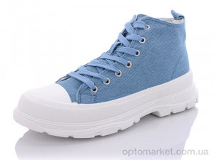 Купить Кеди жіночі J589-5 Hongquan блакитний