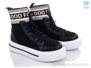 Купить Черевики жіночі J687-1 Hongquan чорний