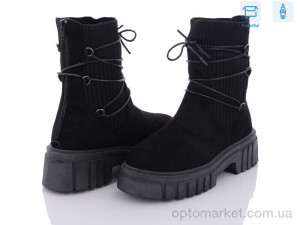 Купить Черевики жіночі J856-1 Hongquan чорний