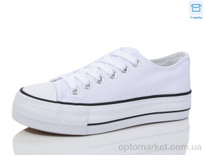 Купить Кеди жіночі J995-2 Hongquan білий