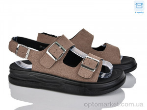 Купить Босоніжки жіночі JF16-5 L&M коричневий