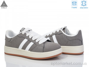 Купить Кросівки жіночі JH30-10 шкіра Stilli сірий