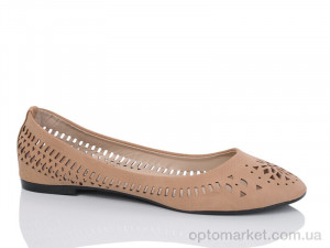 Купить Балетки жіночі JK100-6 Lion коричневий