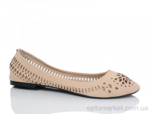 Купить Балетки жіночі JK100-7 Lion бежевий