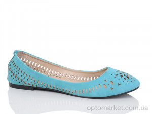 Купить Балетки жіночі JK100-8 Lion блакитний