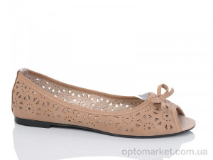 Купить Балетки жіночі JK103-6 Lion коричневий