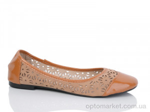 Купить Балетки жіночі JK106-6 Lion коричневий