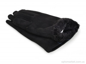 Рукавички жіночі JP02-71 black Number one чорний  оптом от Optomarket