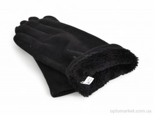 Рукавички жіночі JP02-89 black Number one чорний  оптом от Optomarket