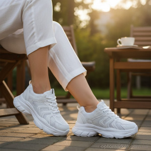 Кросівки жіночі K557-1 Loretta білий  оптом от Optomarket