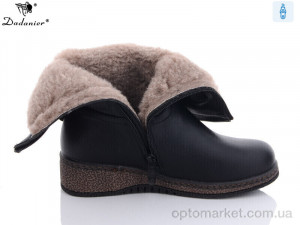 Чоботи жіночі K957-1 Dadanier чорний  оптом от Optomarket
