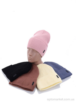 Шапка жіночі KA128 mix флис G.cci мікс оптом от Optomarket