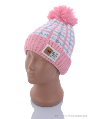 Купить Шапка дитячі KA180-2 pink травка Red Hat рожевий