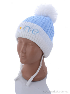 Купить Шапка дитячі KA181-4 l.blue травка Red Hat блакитний