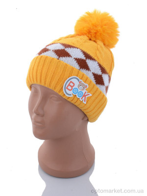 Купить Шапка дитячі KA185-3 yellow травка Red Hat жовтий