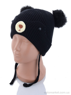 Купить Шапка дитячі KA186-1 black травка Red Hat чорний