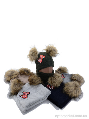 Купить Шапка дитячі KA335 комплект mix Red Hat мікс