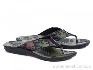 Купить Шльопанці чоловічі камуфляж палец зелёный Selena