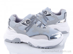 Купить Кросівки жіночі KB125 серебряный Class Shoes сірий
