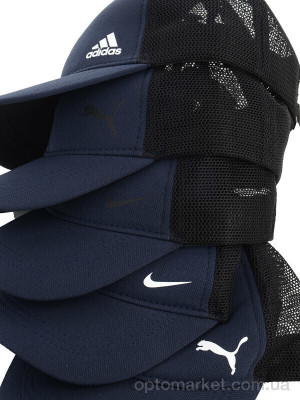 Кепка чоловічі Кепка лакоста з сіткою та накатка 008 mix STARK синій  оптом от Optomarket