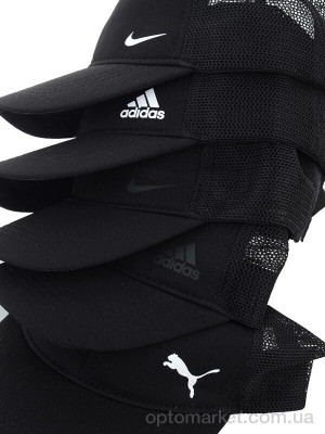 Кепка чоловічі Кепка лакоста з сіткою та накатка 009 mix STARK чорний  оптом от Optomarket