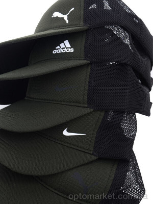 Кепка чоловічі Кепка лакоста з сіткою та накатка 010 mix STARK зелений  оптом от Optomarket