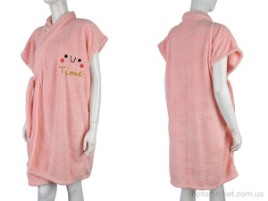 Халат жіночі Халат 6837 (10463) pink Malloory Home рожевий  оптом от Optomarket