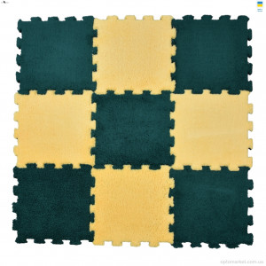 Килими Килимок пазл товщина 2 см (31x31см) 001-5 yellow NOVA VIDNOVA жовтий  оптом от Optomarket