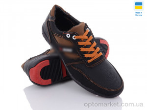 Купить Кросівки чоловічі KP20 чорно-рудий SunShine чорний