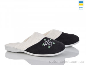 Купить Капці жіночі Кредо 13DP116 вишивка чорний Kredo чорний