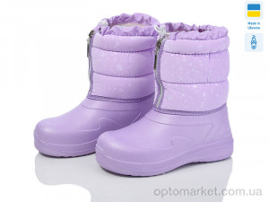 Купить Чоботи з піни дитячі Кредо 19Д-26 лаванда Kredo фіолетовий