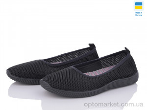 Купить Сліпони жіночі Кредо 23-40 чорна сітка Kredo чорний