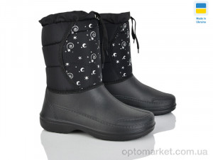 Купить Чоботи з піни жіночі Кредо Тайра 2034 чорний місяць Kredo чорний