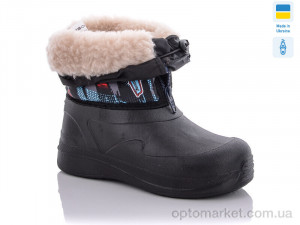 Чоботи з піни дитячі Кредо Укр 19Д-26 чорний Kredo чорний  оптом от Optomarket