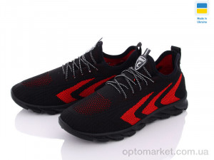 Купить Кросівки жіночі Кредо Укр 23-35-1 чорно-червоний Kredo чорний