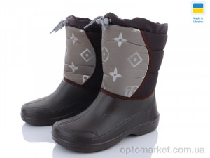 Купить Чоботи з піни жіночі Кредо Украина 2034 коричневый Kredo коричневий