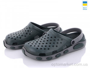 Купить Крокси дитячі Кредо Украіна 2091 хакі - сірий Kredo зелений