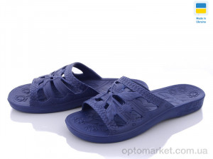 Купить Шльопанці жіночі Крок Украіна С60 т.синій Krok синій