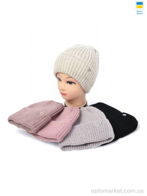 Купить Шапка жіночі KW001-10 на флісі mix Angelica мікс