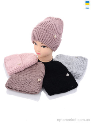 Купить Шапка жіночі KW001-6 на флісі mix Angelica мікс