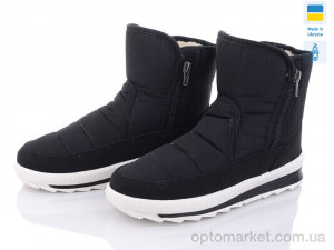 Купить Дутики жіночі KZ611 чорний-білий 2025 Demur чорний