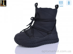 Купить Дутики жіночі L-X902-1 Lilin чорний