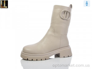 Купить Чоботи жіночі L-XL68-6 Lilin бежевий