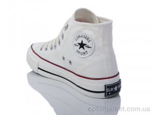 Кеди жіночі L030-1-old Loretta білий  оптом от Optomarket