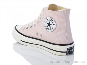 Кеди жіночі L030-3A Loretta рожевий  оптом от Optomarket