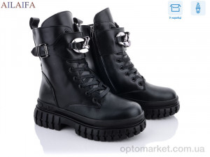Купить Черевики жіночі L12-1 Ailaifa чорний
