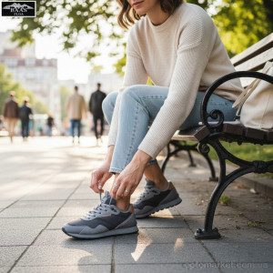 Кросівки жіночі L1885-7C Baas сірий  оптом от Optomarket