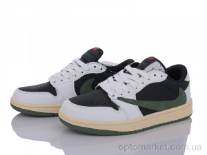 Кросівки жіночі L2201-5 white-black N.ke чорний  оптом от Optomarket